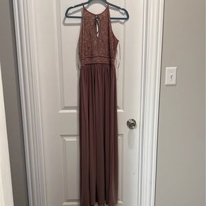 R&M Rose Gold Dress Size 10